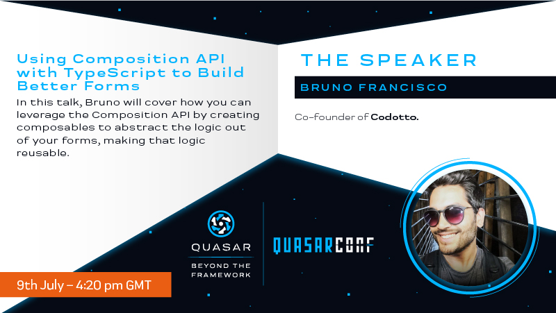 Quasar framework QuasarConf 2022 Bruno Francisco talk