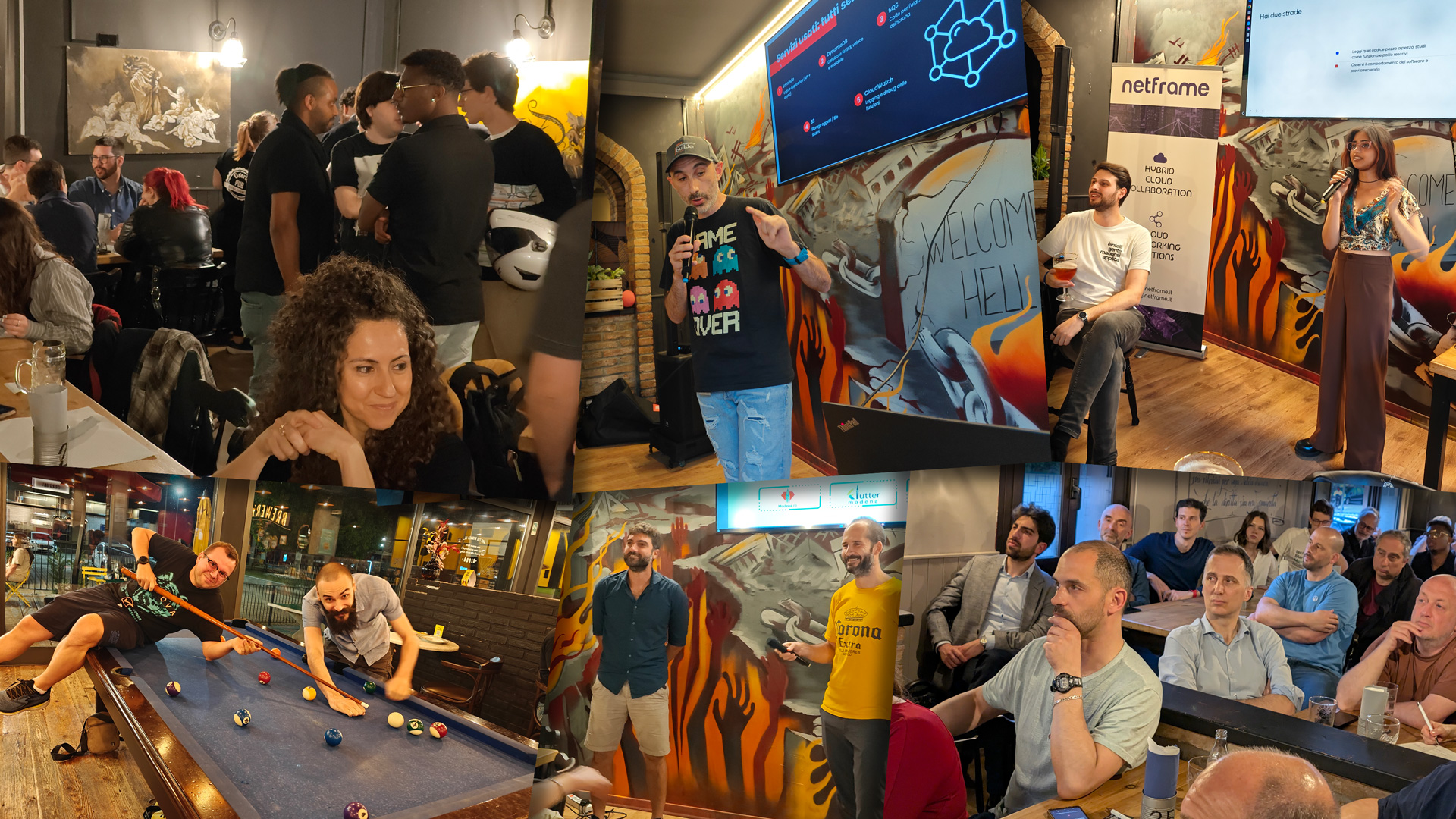 Reggio Emilia Full Stack collage foto degli eventi