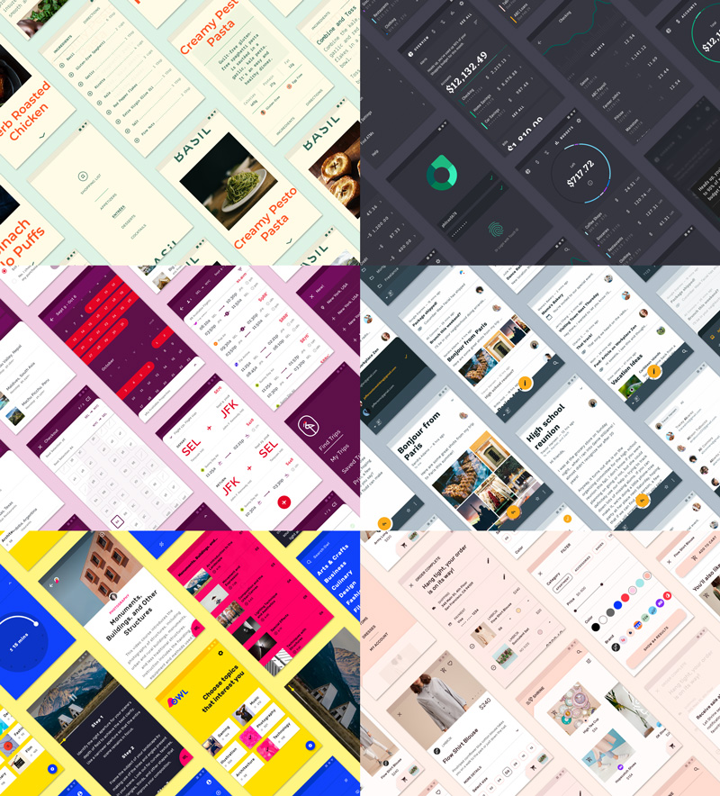Various Material Design themes